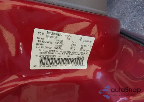 2006 Dodge Durango Slt from USA, damaged, VIN 1D4HD48N56F160415